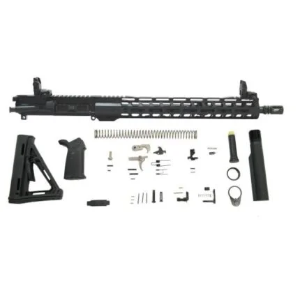 PSA 16" 5.56 NATO 1/7 MID-LENGTH NITRIDE 15" LIGHTWEIGHT M-LOK MOE EPT RIFLE KIT